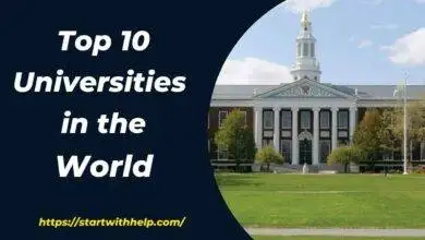 Top 10 Universities ​in the ​World